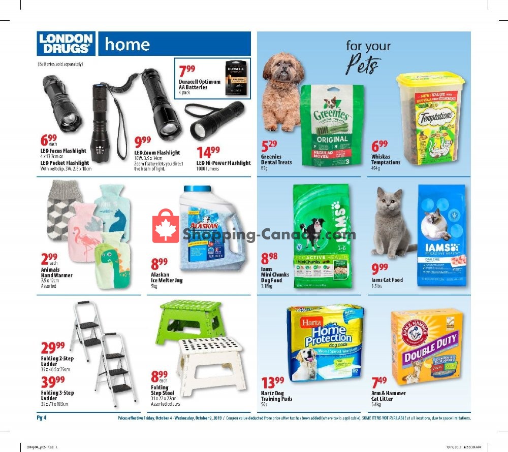 London Drugs flyer from Friday October 4, 2019 to Wednesday October 9, 2019 - page 5