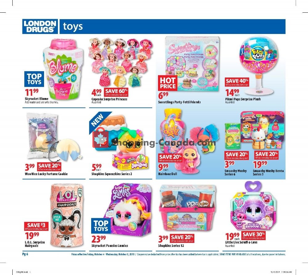 London Drugs flyer from Friday October 4, 2019 to Wednesday October 9, 2019 - page 7