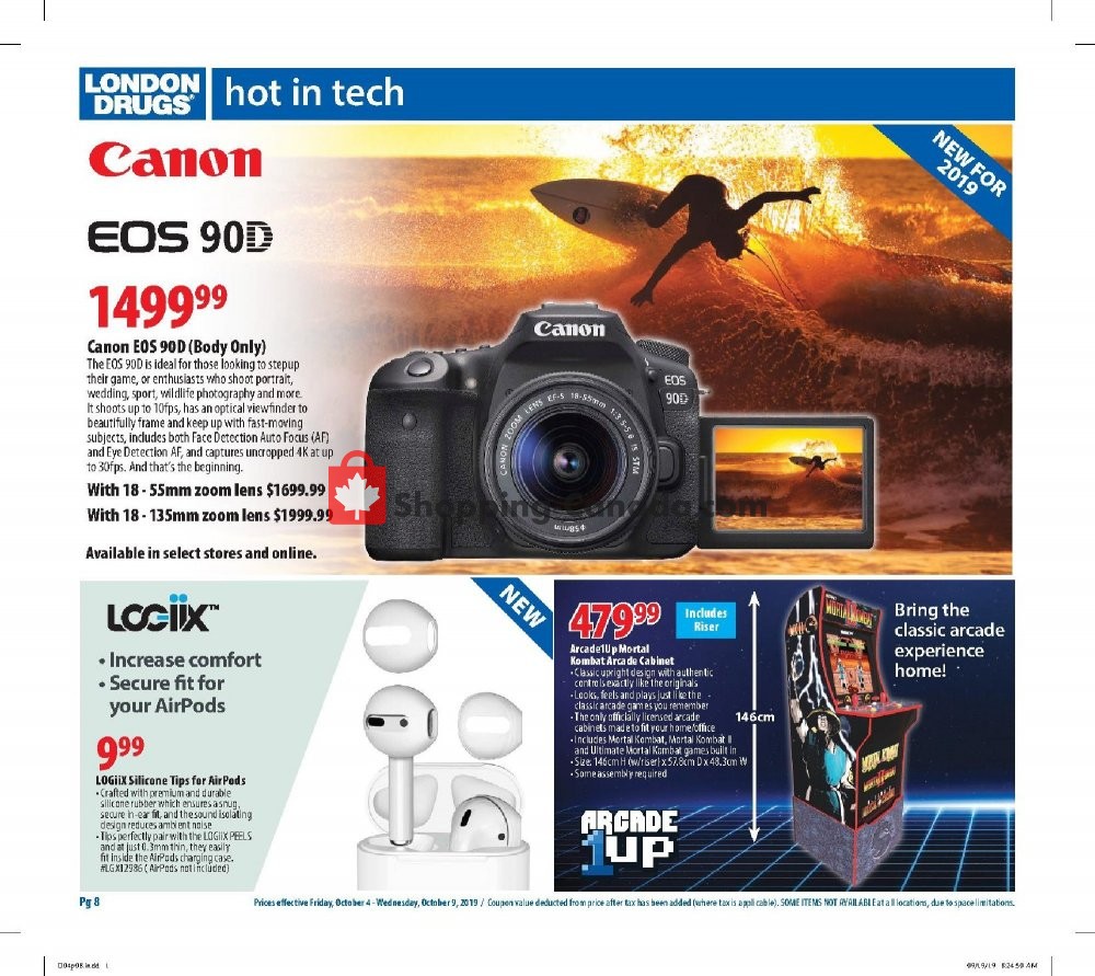 London Drugs flyer from Friday October 4, 2019 to Wednesday October 9, 2019 - page 9