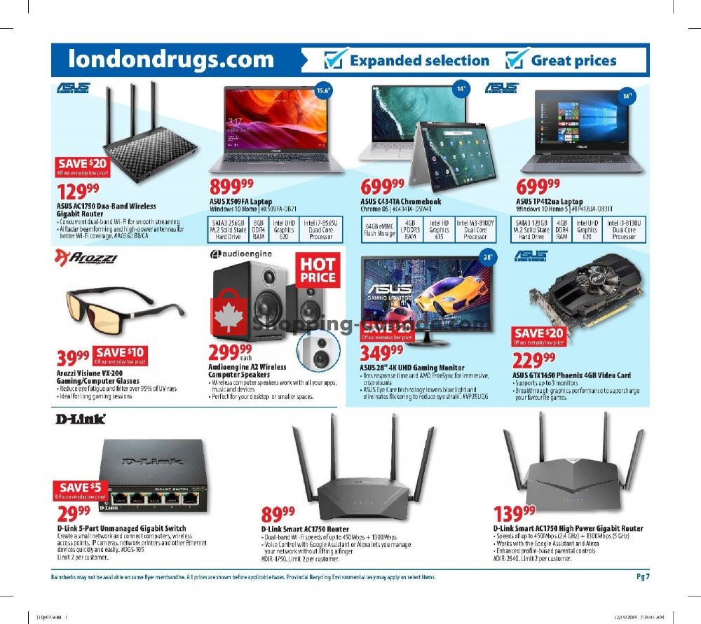 London Drugs flyer from Friday January 10, 2020 to Wednesday January 15, 2020 - page 7