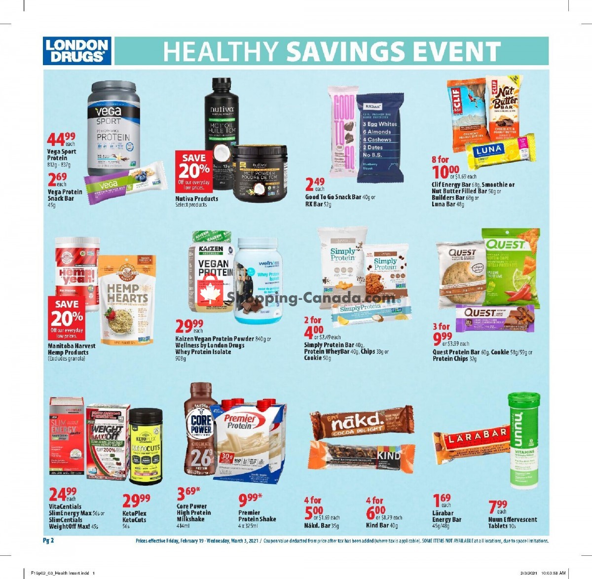 London Drugs flyer from Friday February 19, 2021 to Wednesday March 3, 2021 - page 3