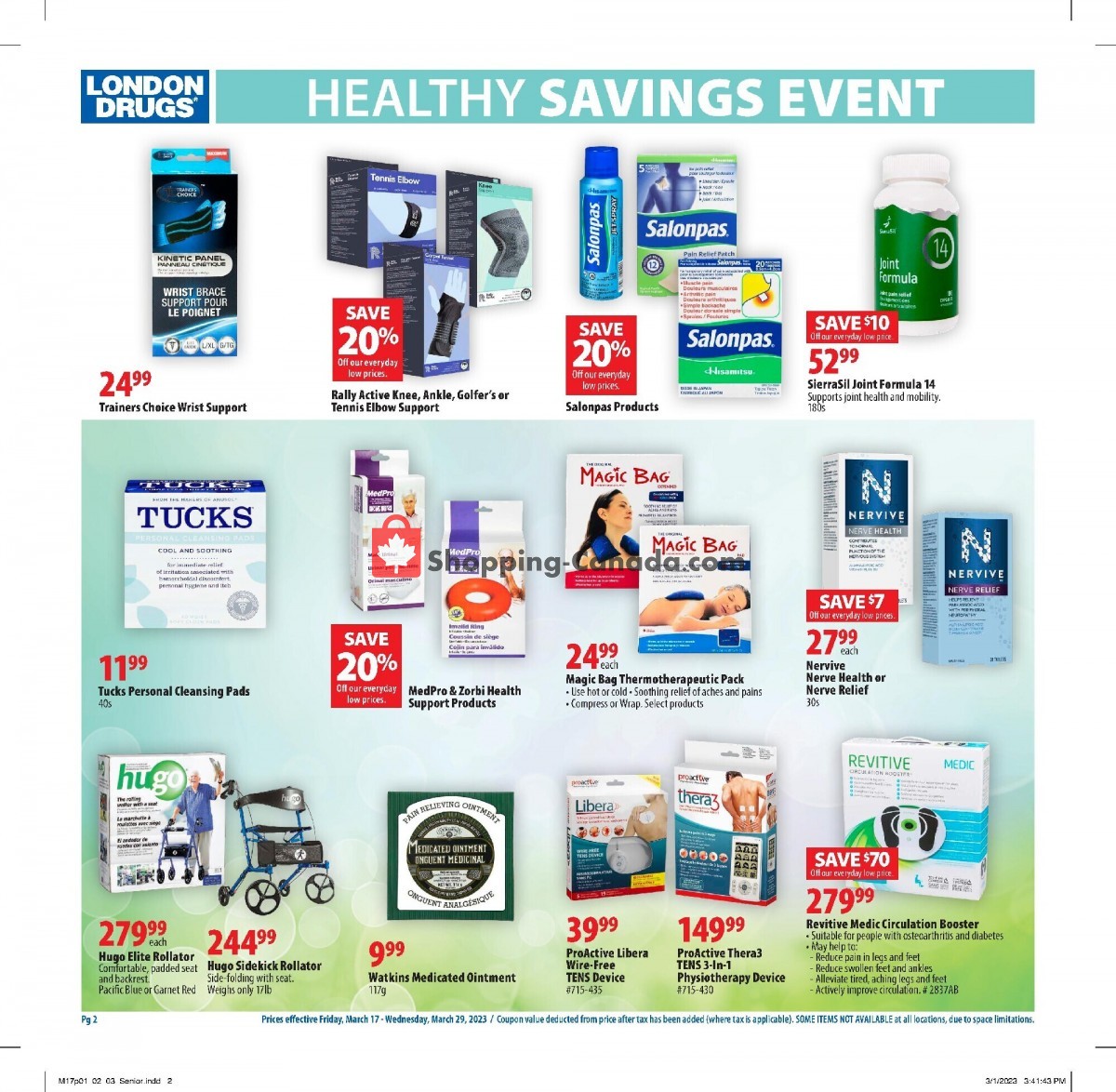 London Drugs flyer from Friday March 17, 2023 to Wednesday March 29, 2023 - page 2