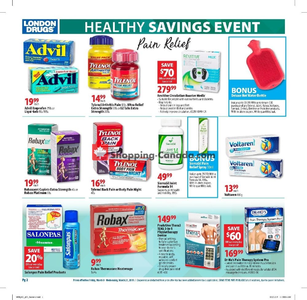 London Drugs flyer from Friday March 8, 2019 to Wednesday March 27, 2019 - page 2