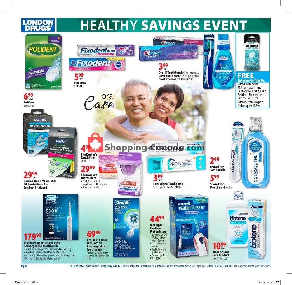London Drugs flyer from Friday March 8, 2019 to Wednesday March 27, 2019 - page 6
