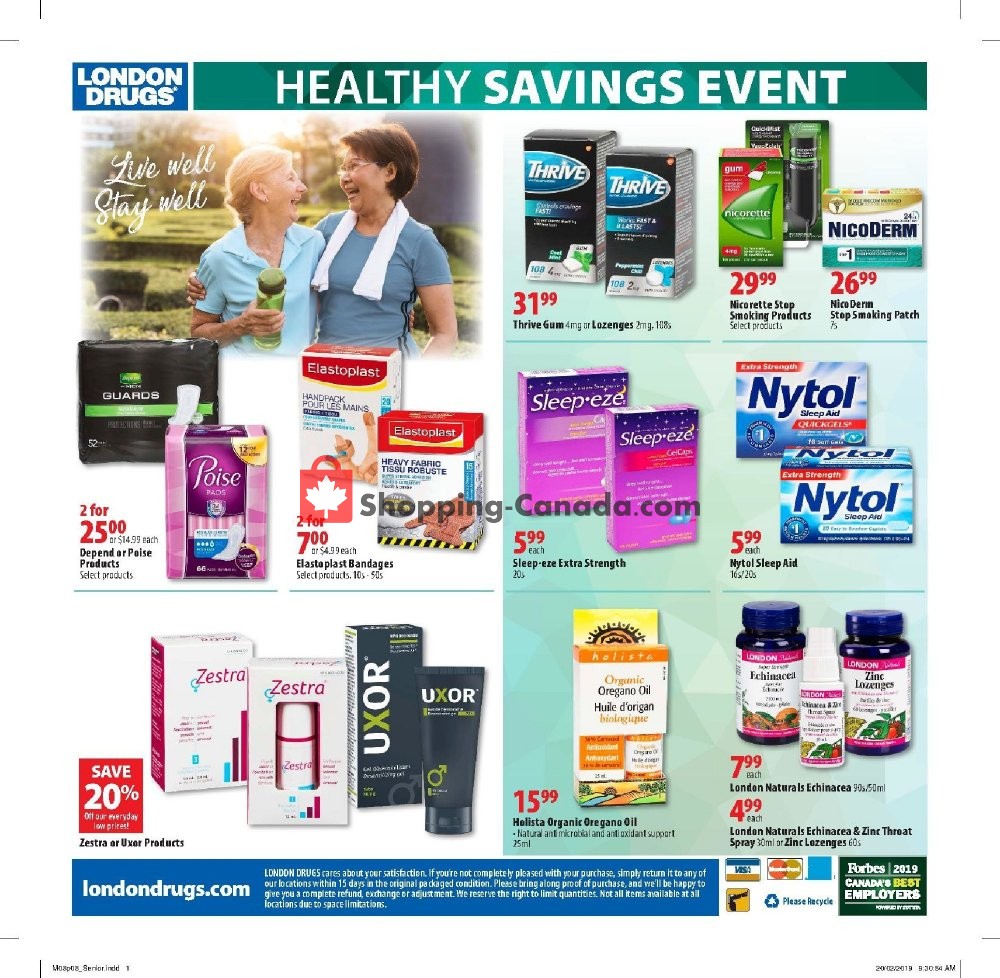 London Drugs flyer from Friday March 8, 2019 to Wednesday March 27, 2019 - page 9