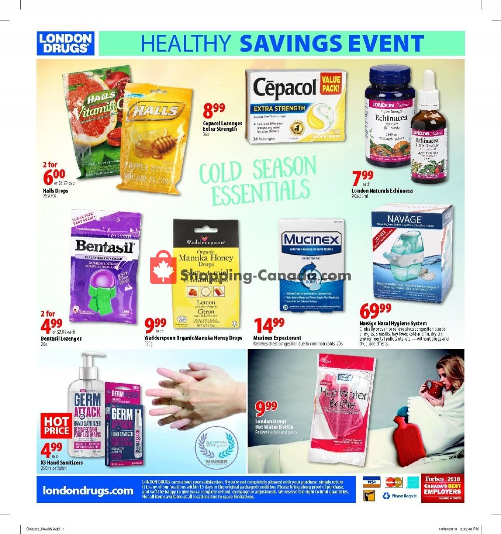 London Drugs flyer from Thursday October 4, 2018 to Wednesday October 17, 2018 - page 10