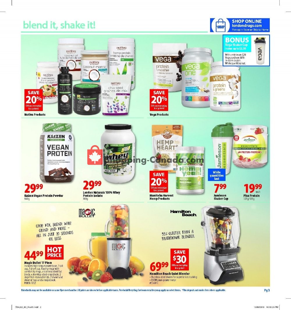 London Drugs flyer from Thursday October 4, 2018 to Wednesday October 17, 2018 - page 4
