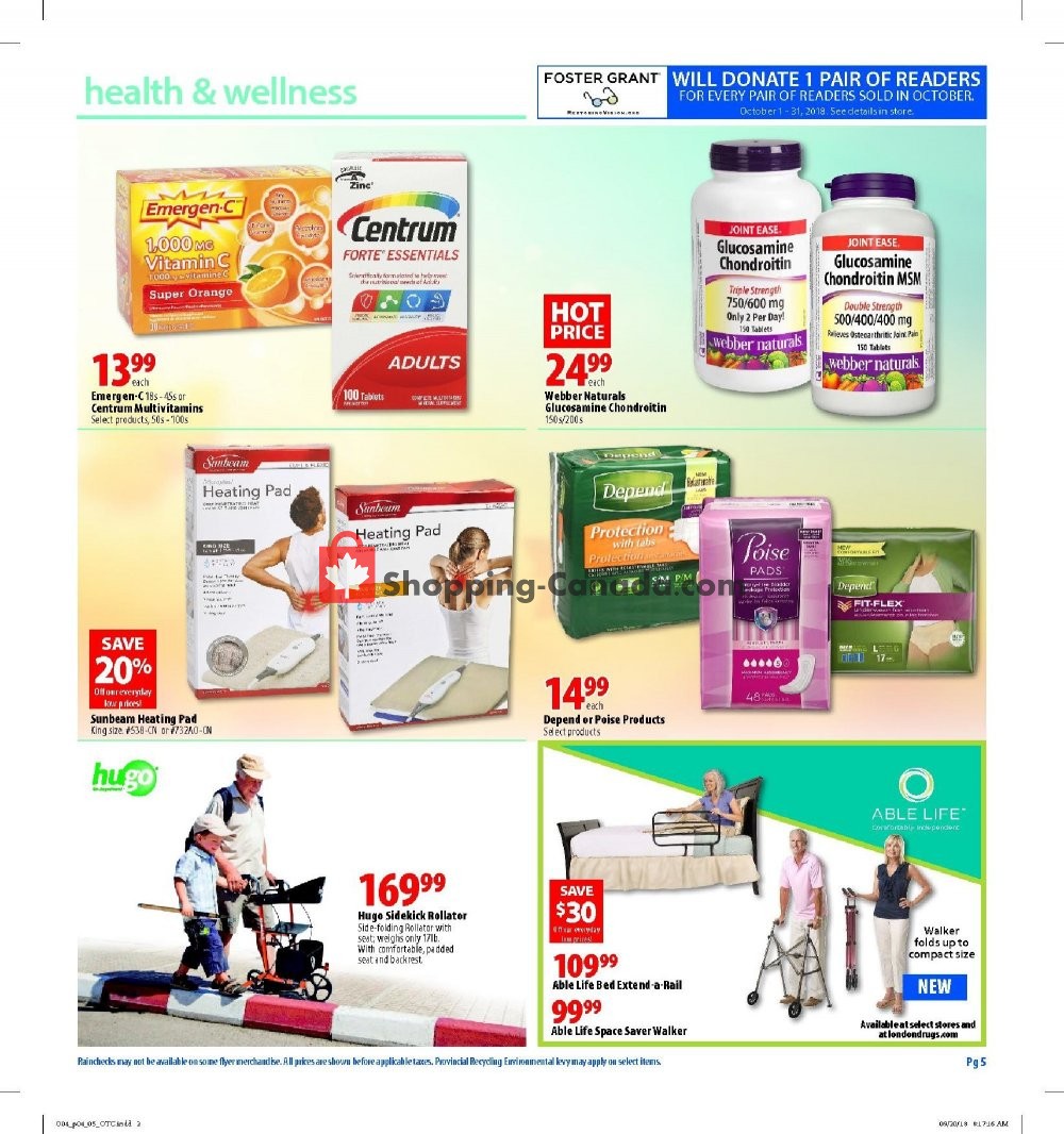 London Drugs flyer from Thursday October 4, 2018 to Wednesday October 17, 2018 - page 6