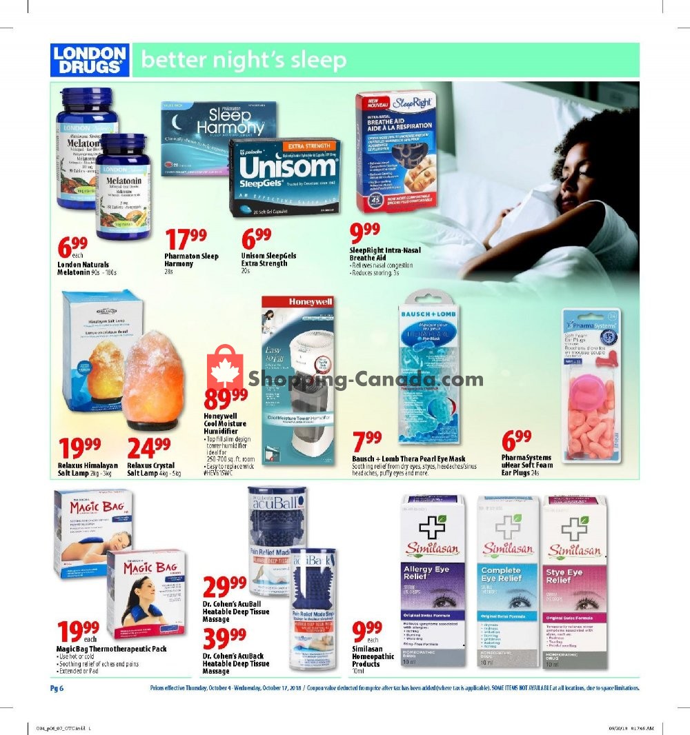 London Drugs flyer from Thursday October 4, 2018 to Wednesday October 17, 2018 - page 7