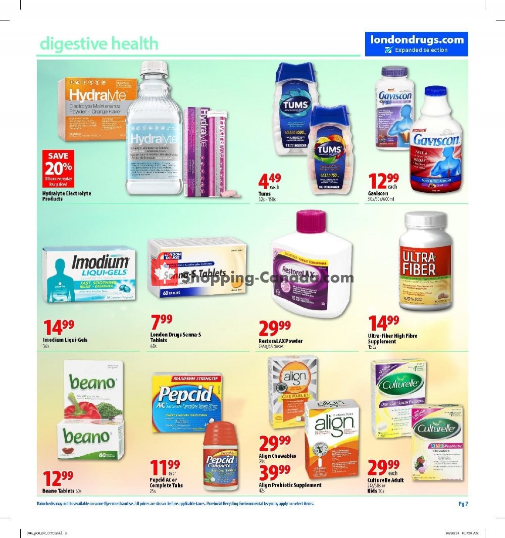 London Drugs flyer from Thursday October 4, 2018 to Wednesday October 17, 2018 - page 8