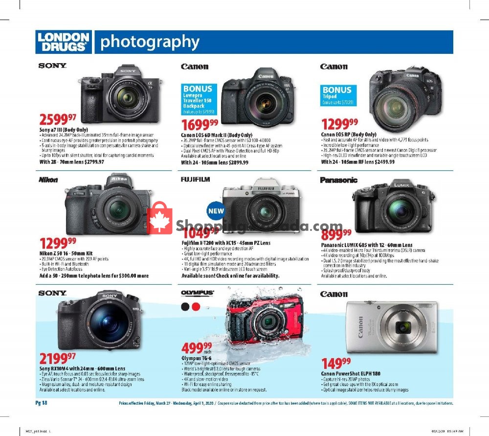 London Drugs flyer from Friday March 27, 2020 to Wednesday April 1, 2020 - page 18