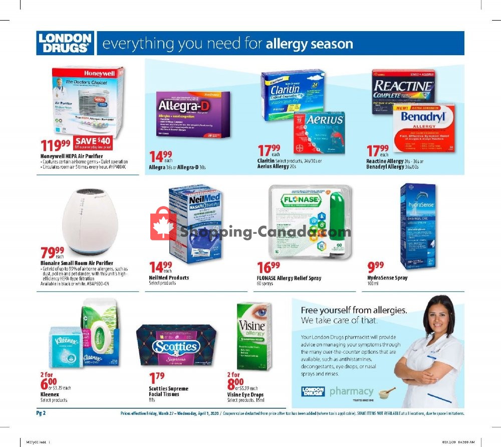 London Drugs flyer from Friday March 27, 2020 to Wednesday April 1, 2020 - page 2