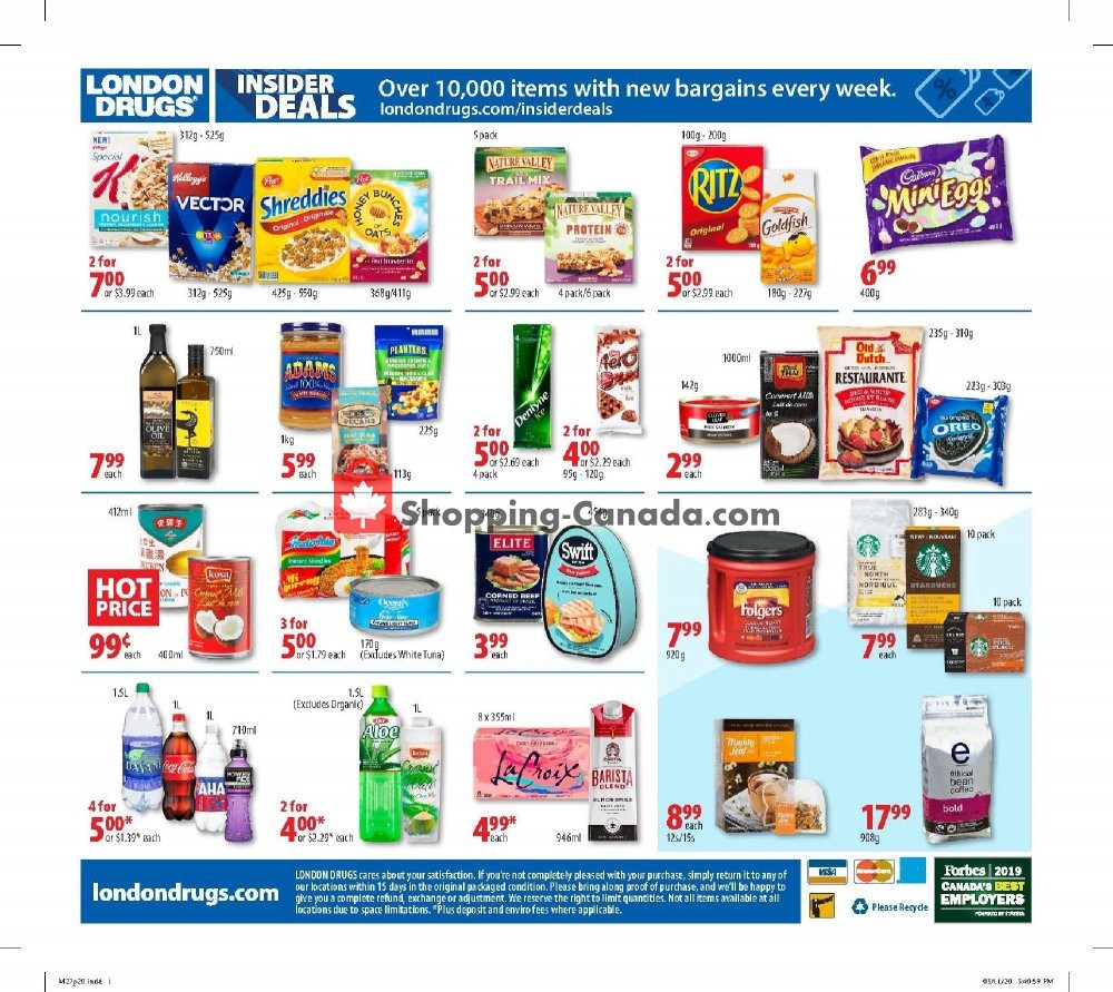 London Drugs flyer from Friday March 27, 2020 to Wednesday April 1, 2020 - page 21