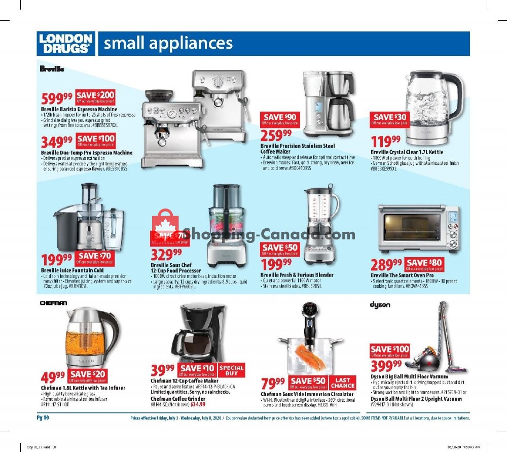 London Drugs flyer from Friday July 3, 2020 to Wednesday July 8, 2020 - page 11