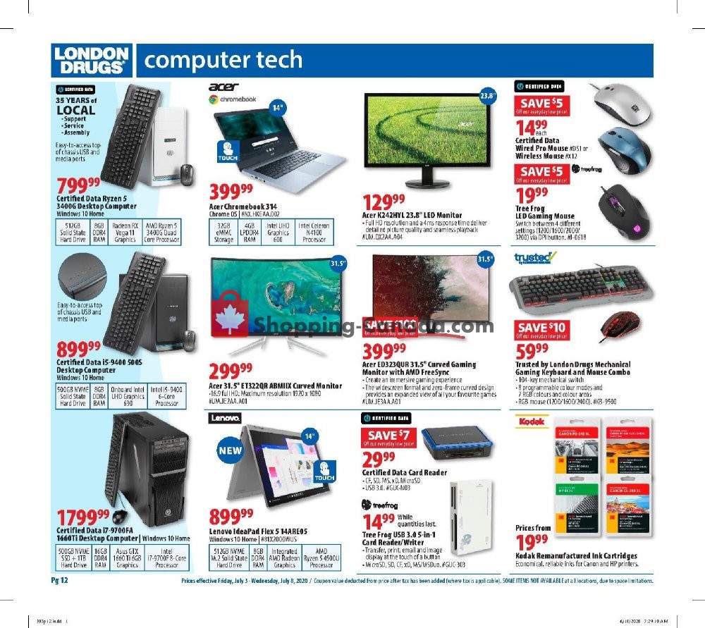 London Drugs flyer from Friday July 3, 2020 to Wednesday July 8, 2020 - page 13
