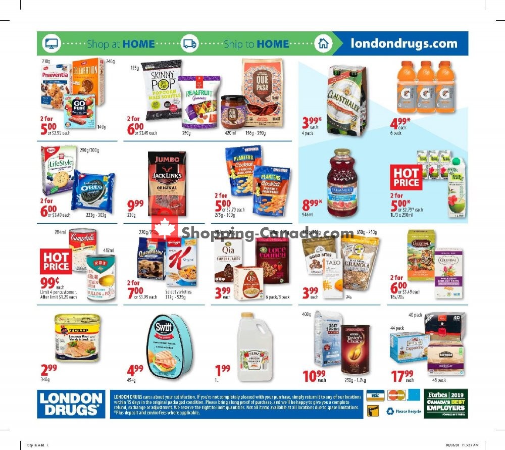 London Drugs flyer from Friday July 3, 2020 to Wednesday July 8, 2020 - page 18