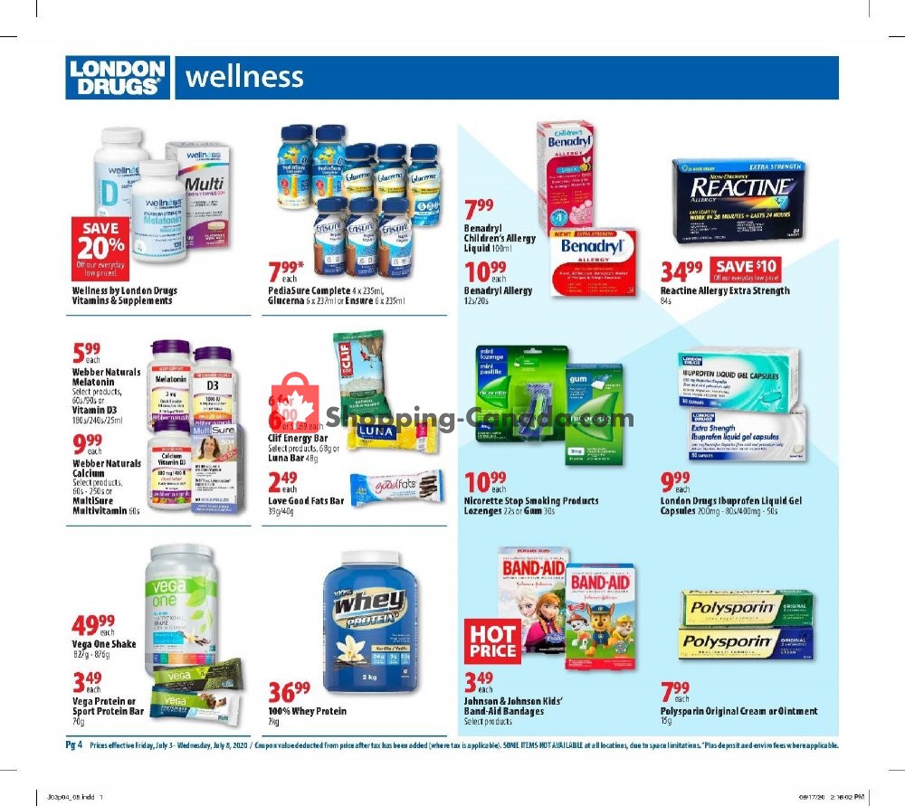 London Drugs flyer from Friday July 3, 2020 to Wednesday July 8, 2020 - page 5