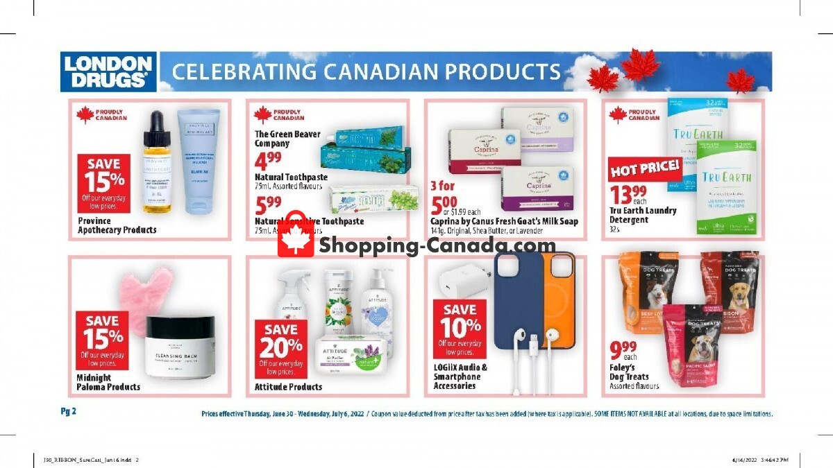 London Drugs flyer from Thursday June 30, 2022 to Wednesday July 6, 2022 - page 2