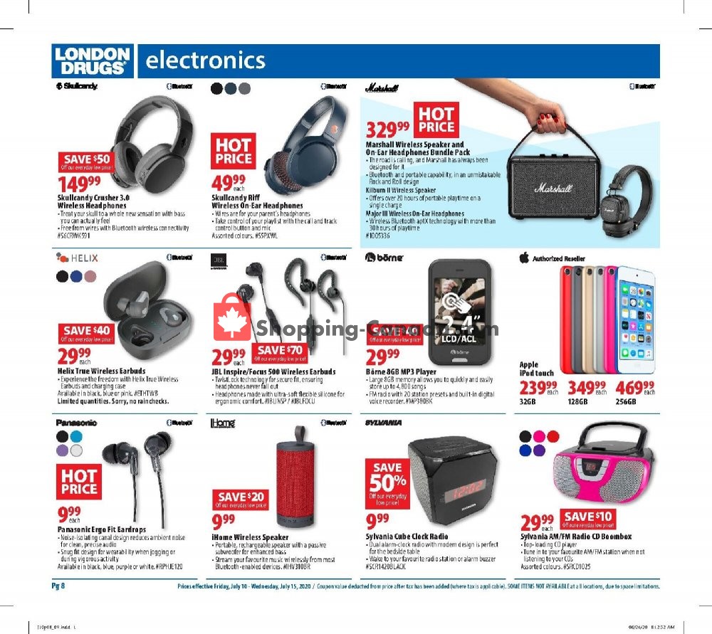 London Drugs flyer from Friday July 10, 2020 to Wednesday July 15, 2020 - page 9