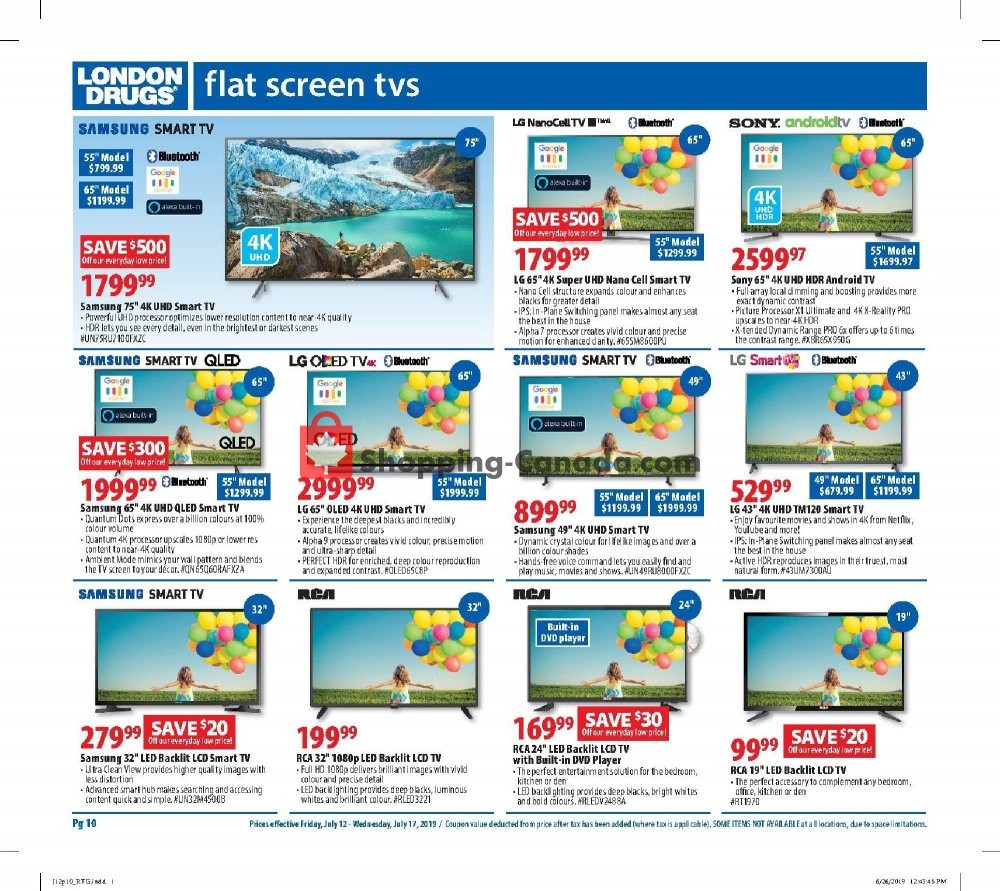 London Drugs flyer from Friday July 12, 2019 to Wednesday July 17, 2019 - page 11