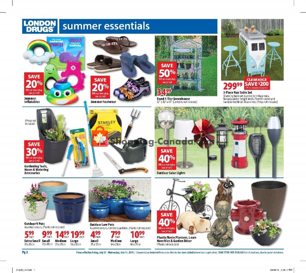 London Drugs flyer from Friday July 12, 2019 to Wednesday July 17, 2019 - page 2