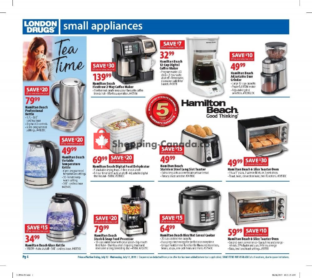 London Drugs flyer from Friday July 12, 2019 to Wednesday July 17, 2019 - page 5