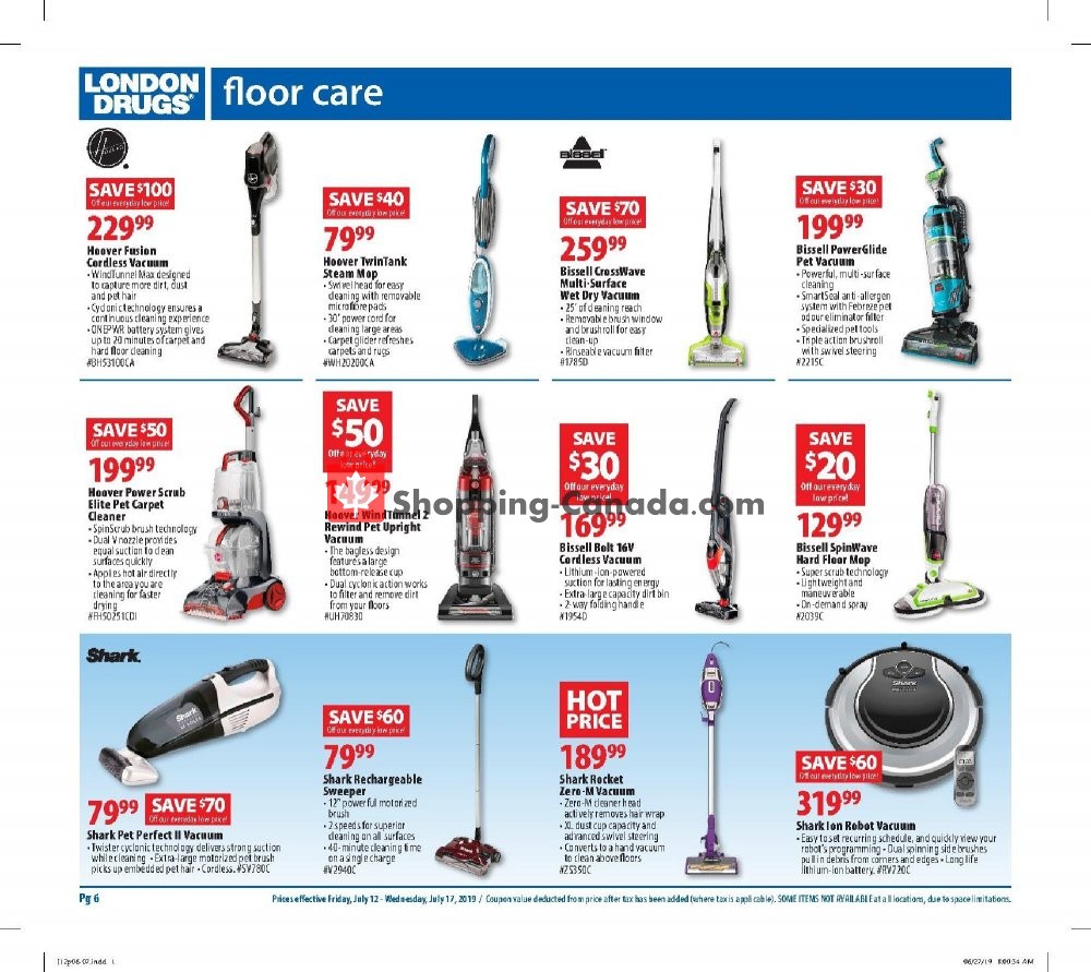 London Drugs flyer from Friday July 12, 2019 to Wednesday July 17, 2019 - page 7