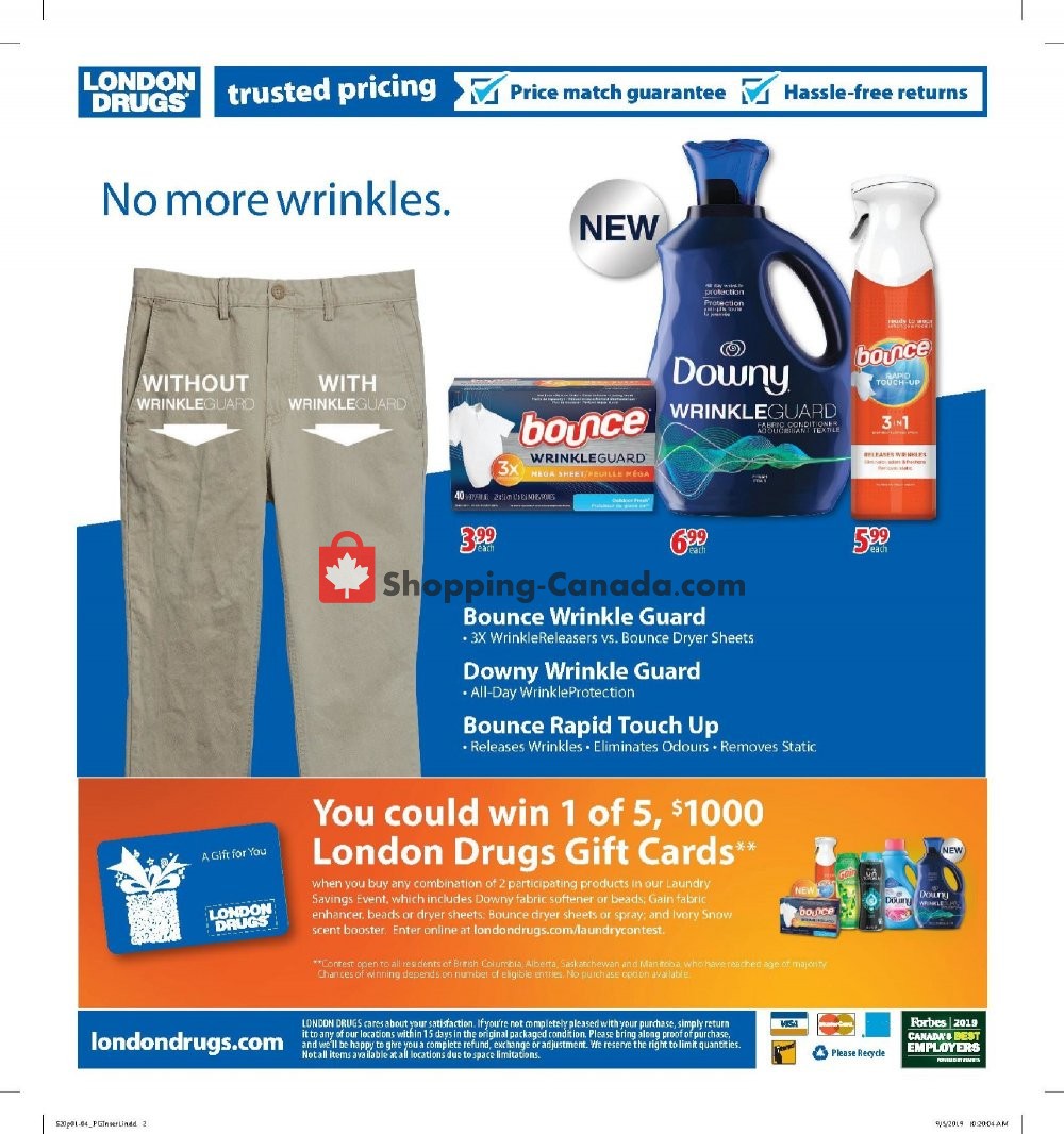 London Drugs flyer from Friday September 20, 2019 to Wednesday October 9, 2019 - page 5