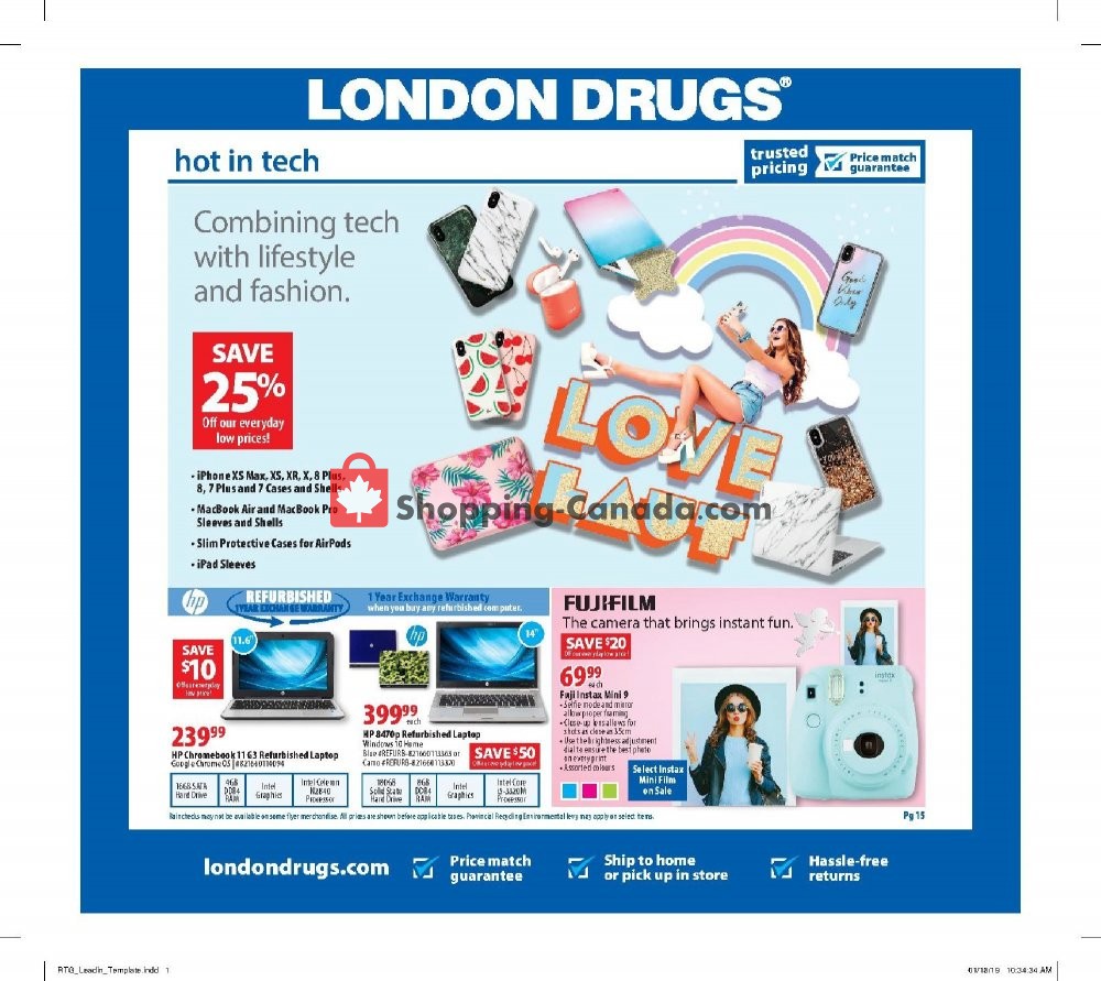 London Drugs flyer from Friday February 1, 2019 to Wednesday February 6, 2019 - page 1