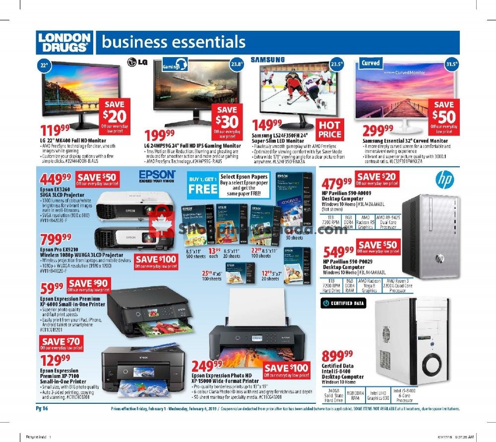 London Drugs flyer from Friday February 1, 2019 to Wednesday February 6, 2019 - page 2