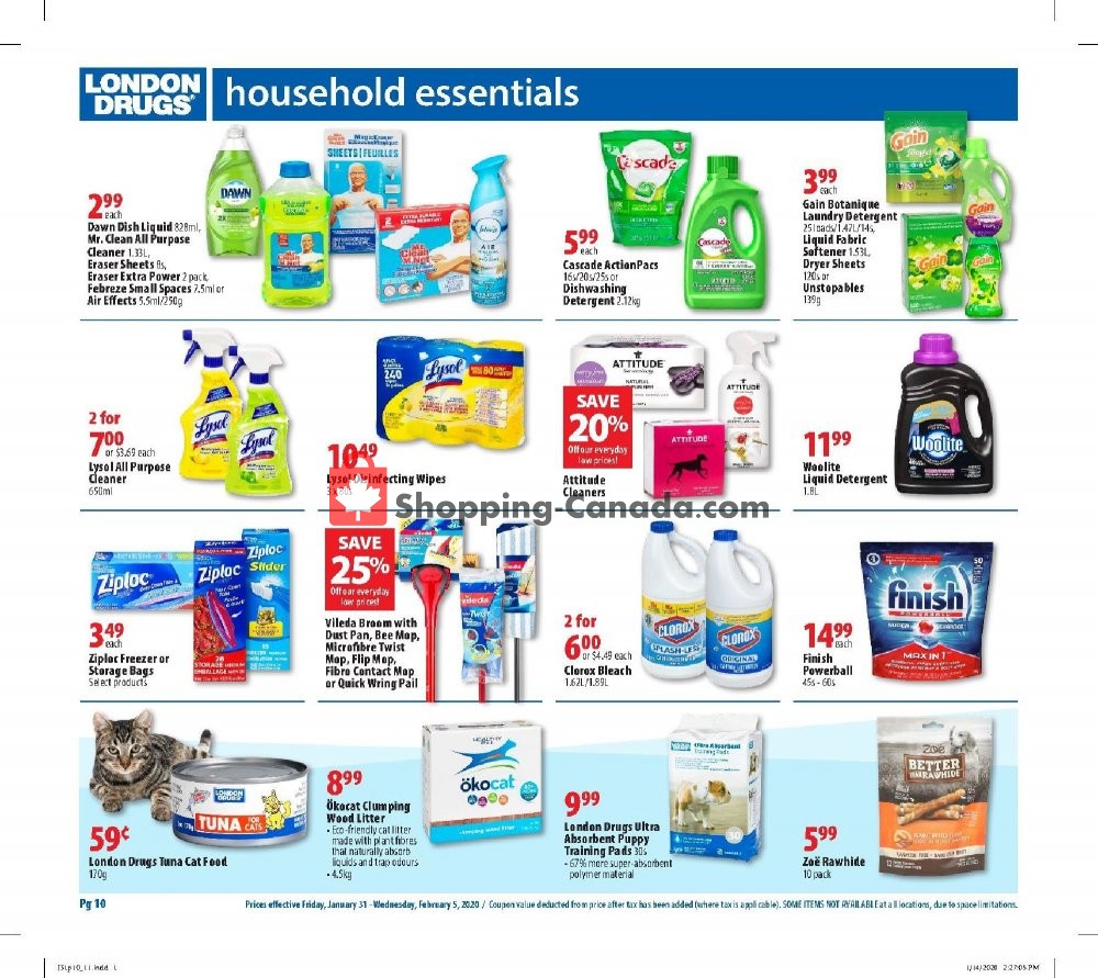 London Drugs flyer from Friday January 31, 2020 to Wednesday February 5, 2020 - page 10