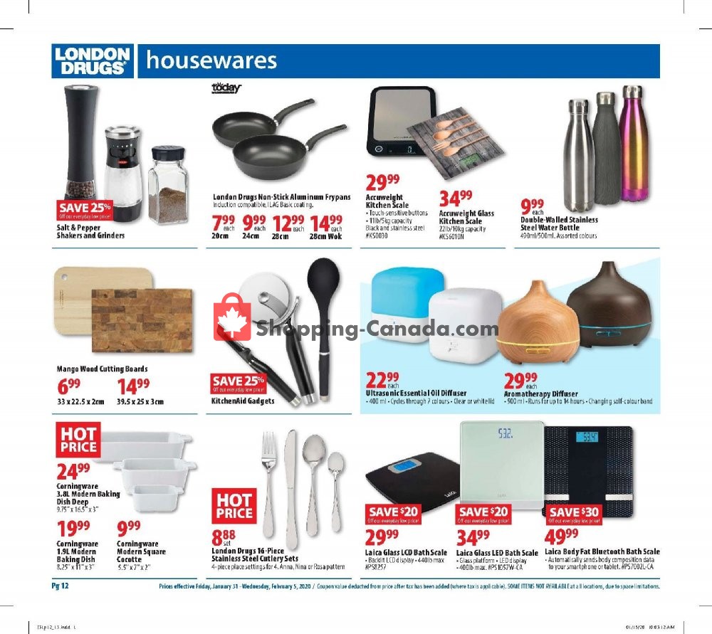 London Drugs flyer from Friday January 31, 2020 to Wednesday February 5, 2020 - page 12