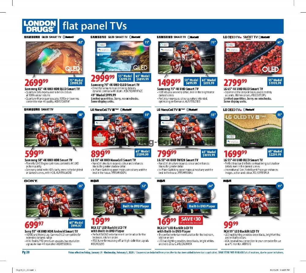 London Drugs flyer from Friday January 31, 2020 to Wednesday February 5, 2020 - page 20