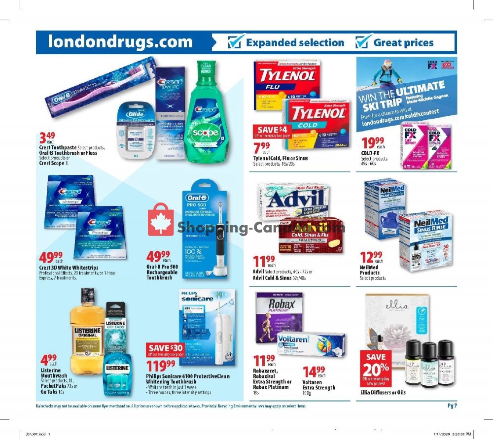 London Drugs flyer from Friday January 31, 2020 to Wednesday February 5, 2020 - page 7