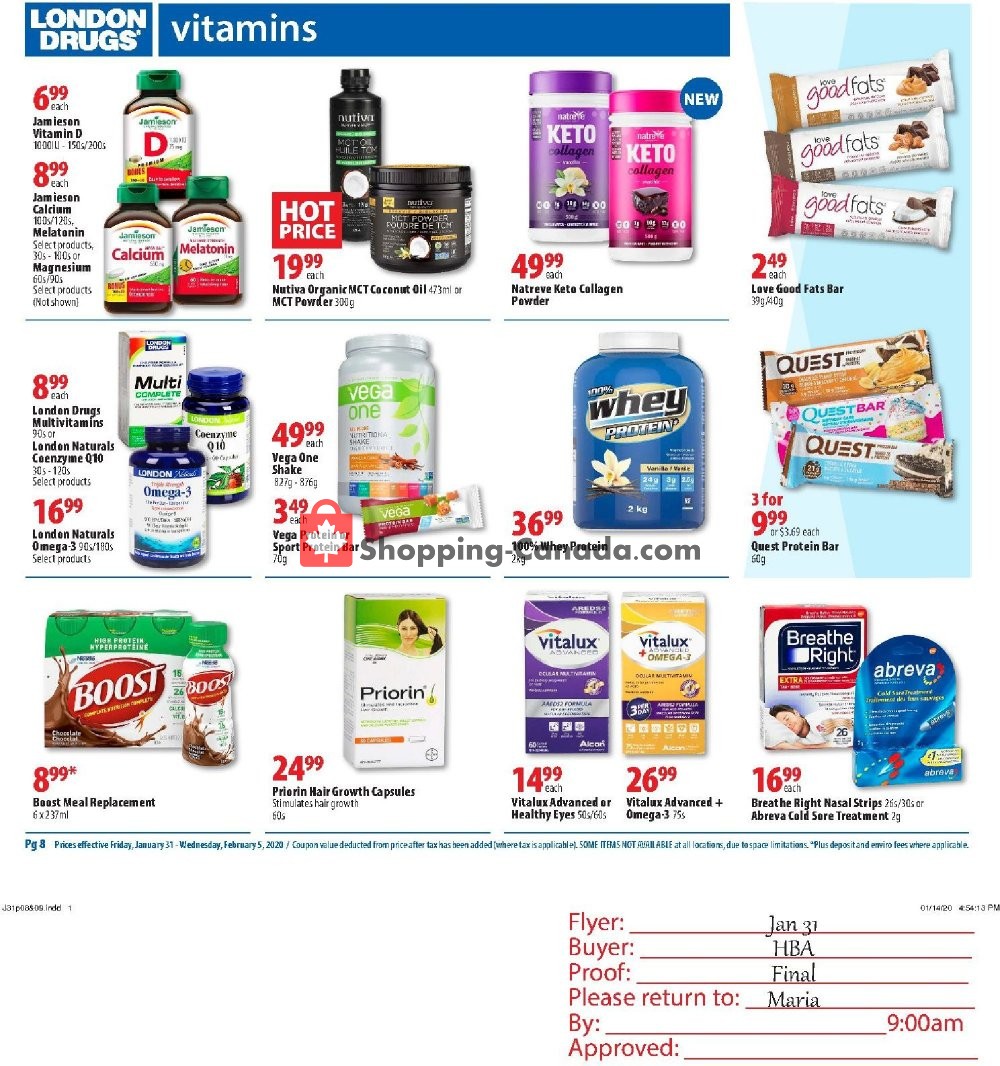 London Drugs flyer from Friday January 31, 2020 to Wednesday February 5, 2020 - page 8
