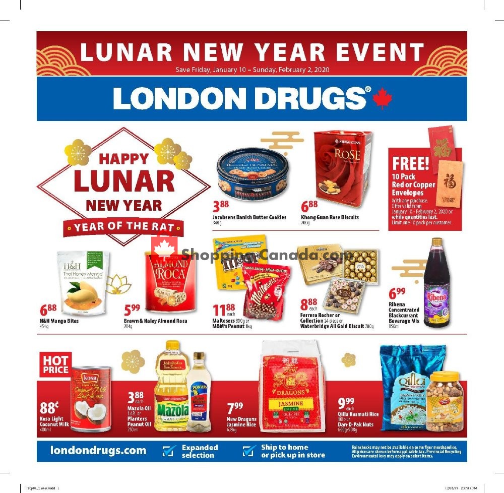 London Drugs flyer from Friday January 10, 2020 to Sunday February 2, 2020 - page 1