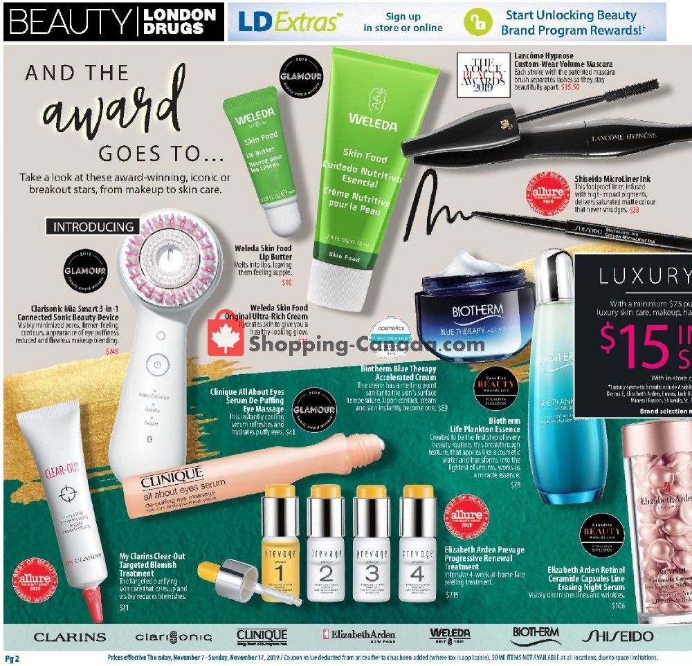 London Drugs flyer from Thursday November 7, 2019 to Sunday November 17, 2019 - page 2