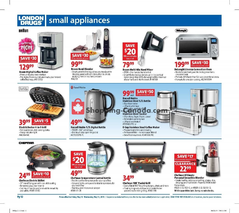 London Drugs flyer from Friday May 10, 2019 to Wednesday May 15, 2019 - page 13