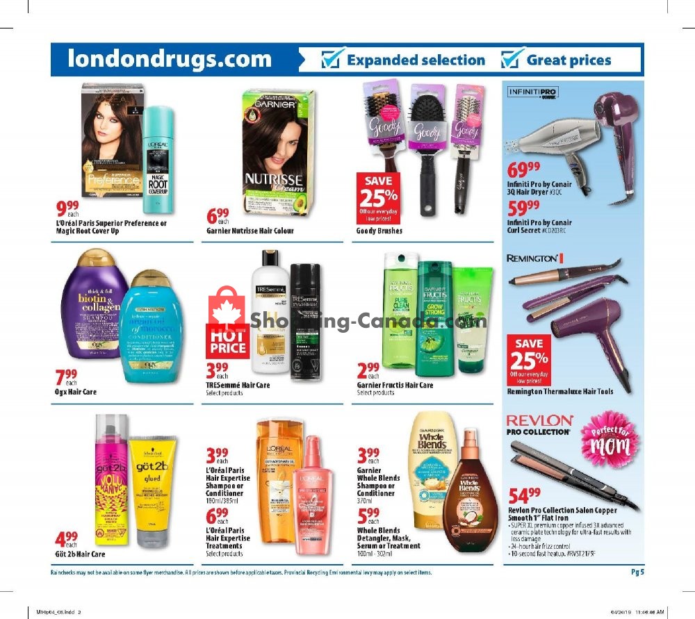 London Drugs flyer from Friday May 10, 2019 to Wednesday May 15, 2019 - page 6