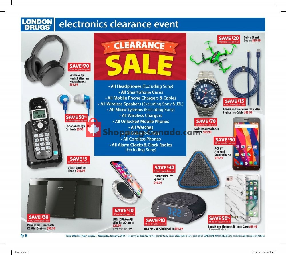 London Drugs flyer from Friday January 4, 2019 to Wednesday January 9, 2019 - page 5
