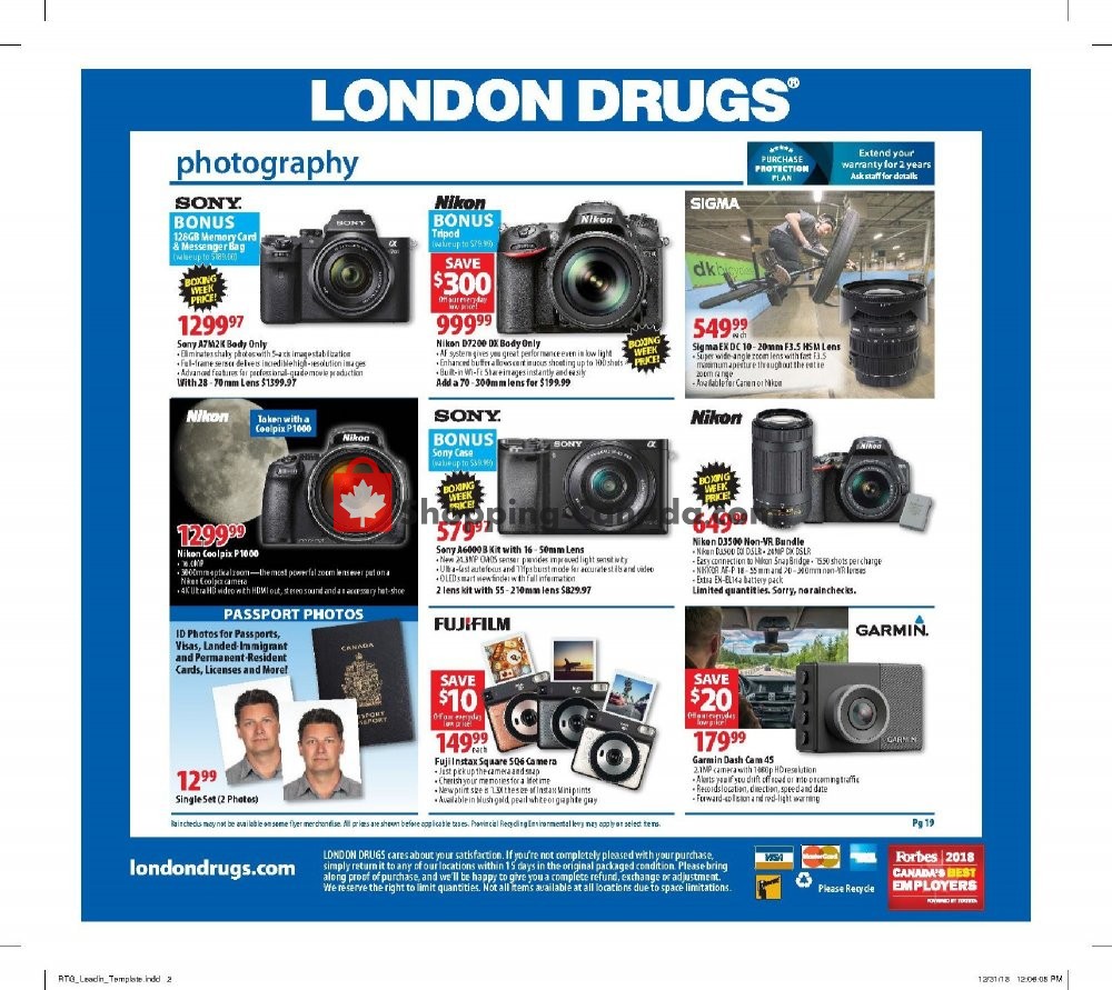 London Drugs flyer from Friday January 4, 2019 to Wednesday January 9, 2019 - page 7