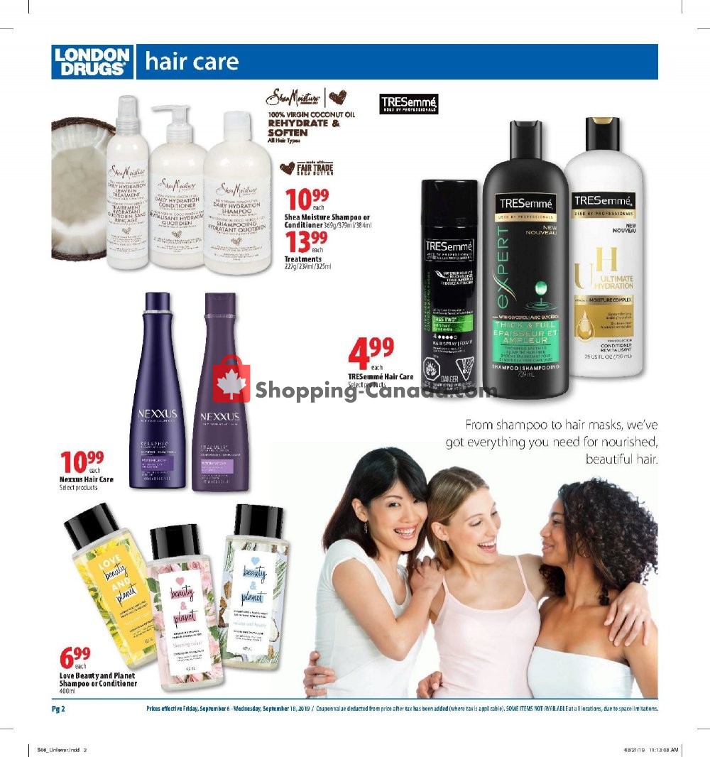 London Drugs flyer from Friday September 6, 2019 to Wednesday September 18, 2019 - page 2
