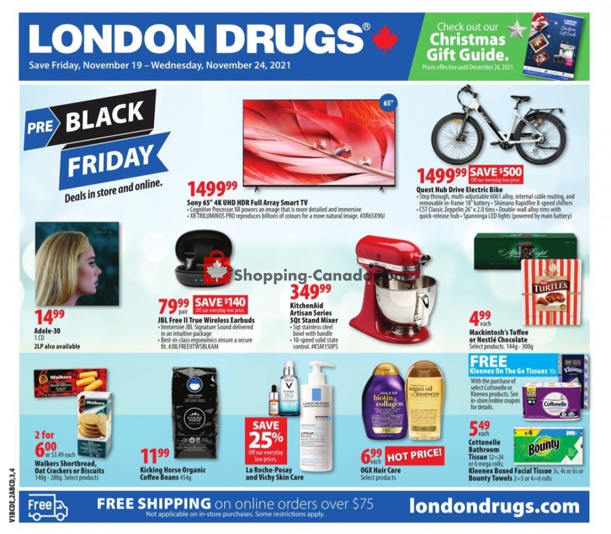 London Drugs Canada, flyer (Pre Black Friday) November 19 November