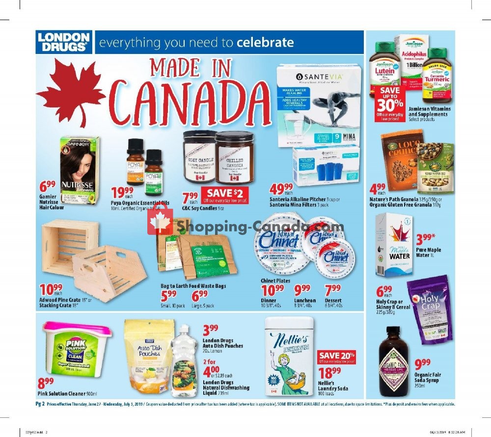 London Drugs flyer from Thursday June 27, 2019 to Wednesday July 3, 2019 - page 2