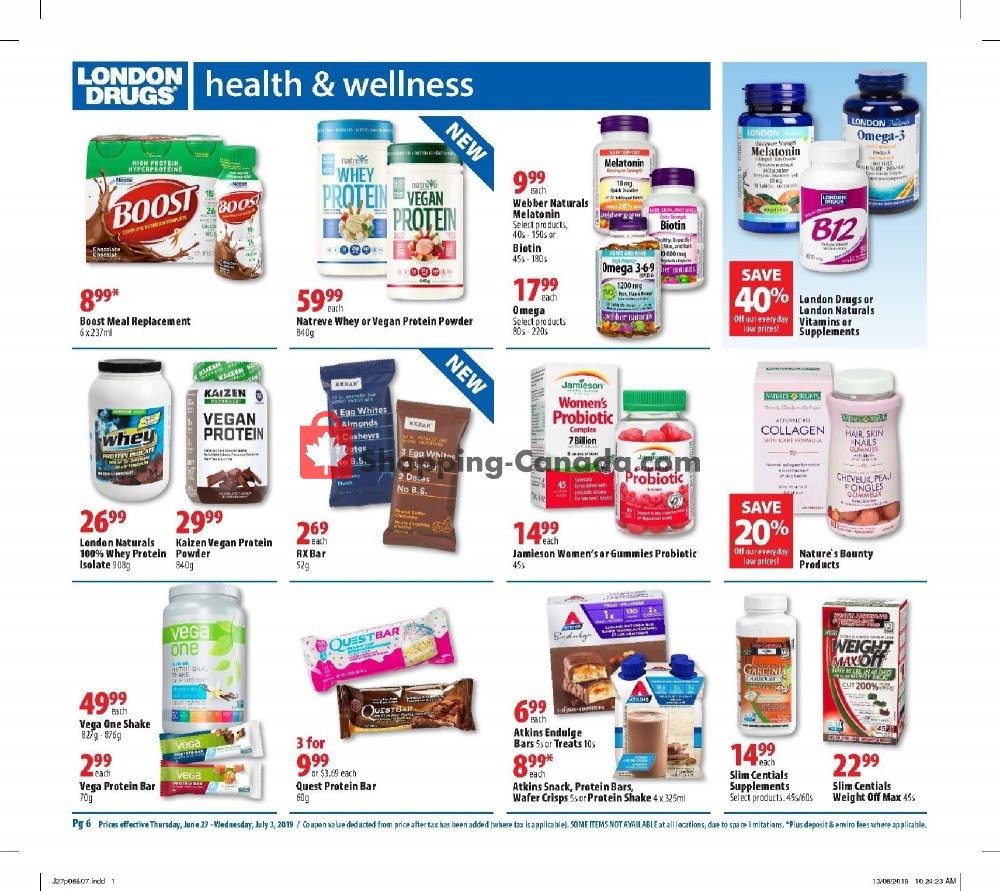 London Drugs flyer from Thursday June 27, 2019 to Wednesday July 3, 2019 - page 7