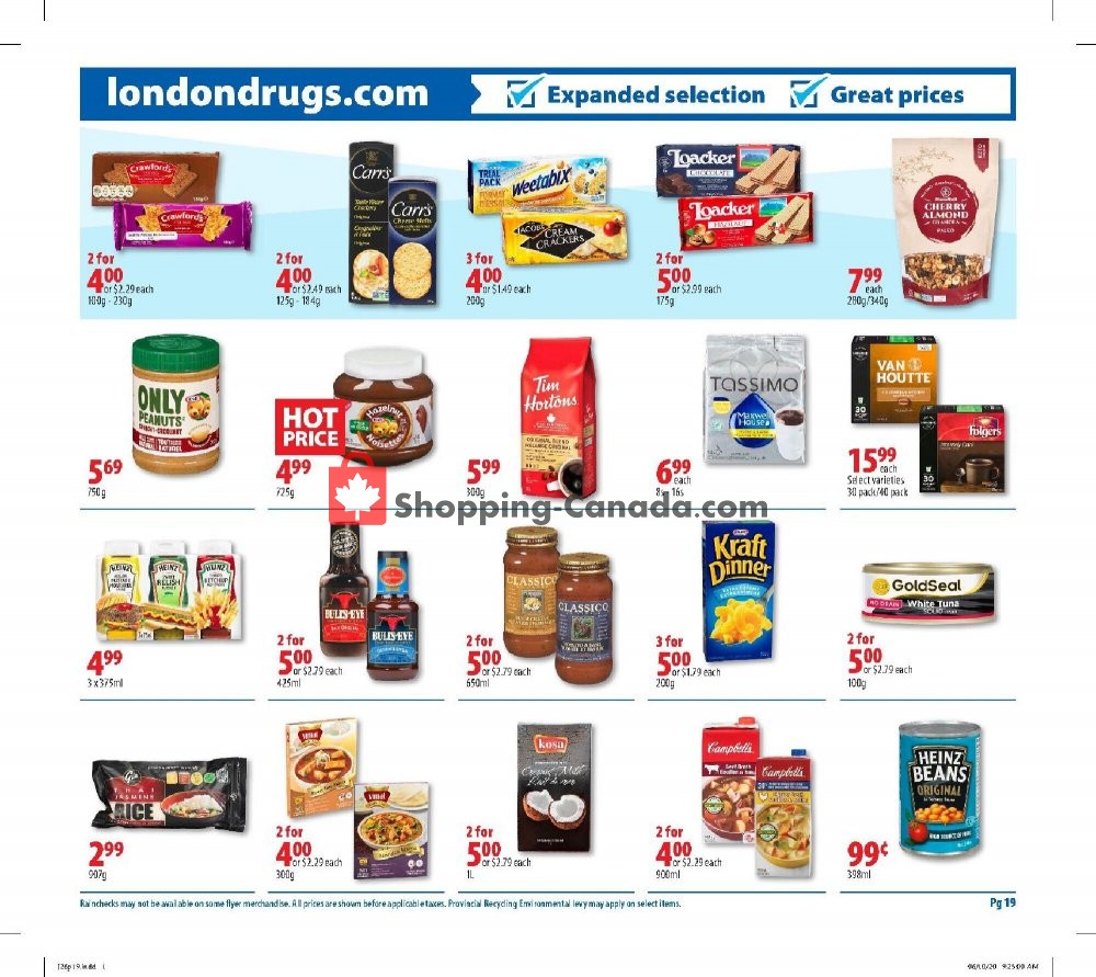 London Drugs Canada, flyer (Proudly Canadian) June 26 July 1, 2020