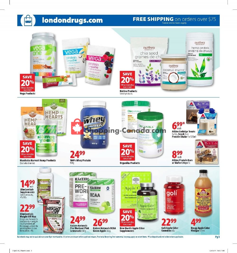 London Drugs flyer from Friday January 10, 2020 to Wednesday January 22, 2020 - page 3