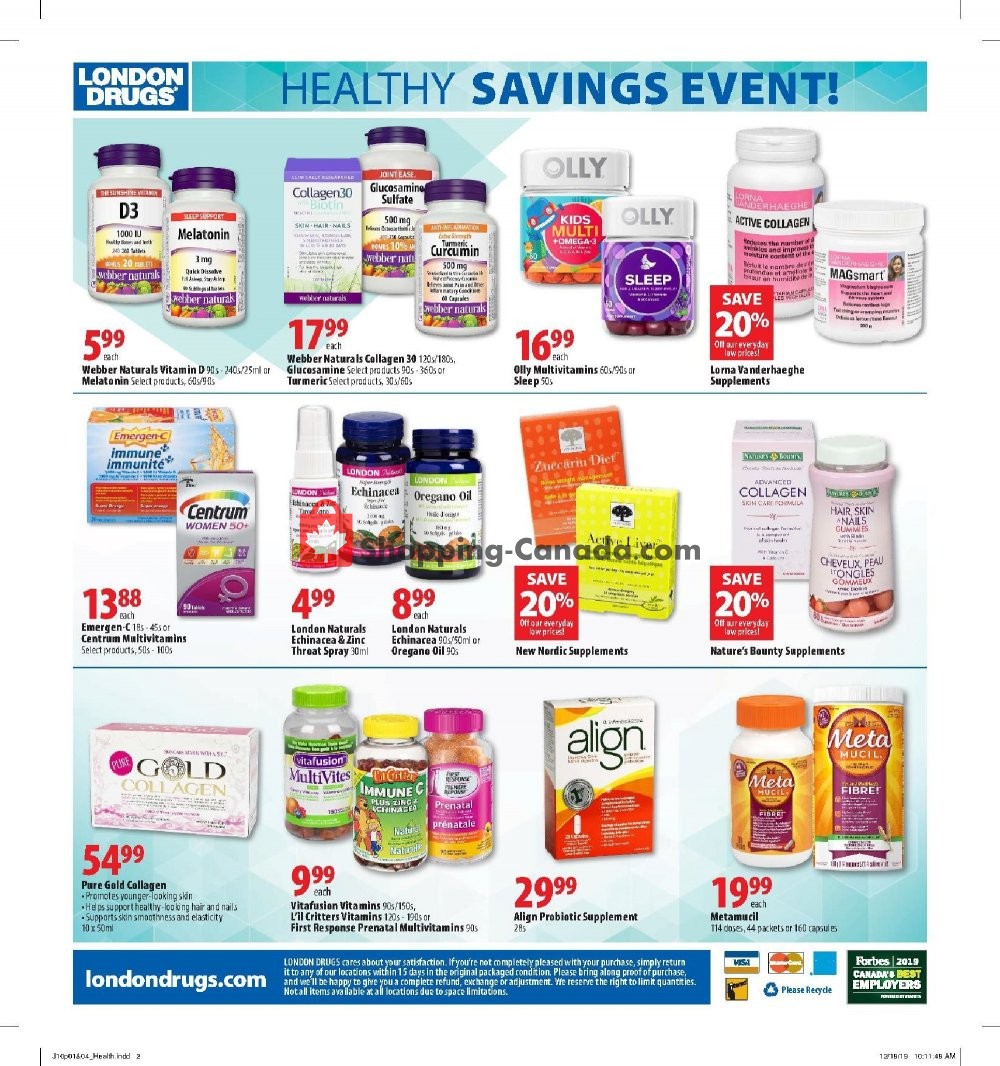 London Drugs flyer from Friday January 10, 2020 to Wednesday January 22, 2020 - page 5