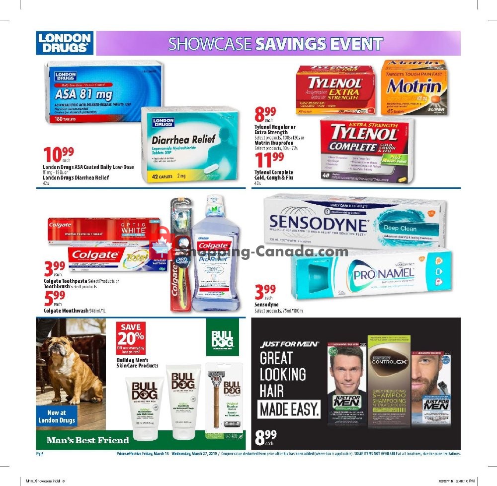 London Drugs flyer from Friday March 15, 2019 to Wednesday March 27, 2019 - page 6