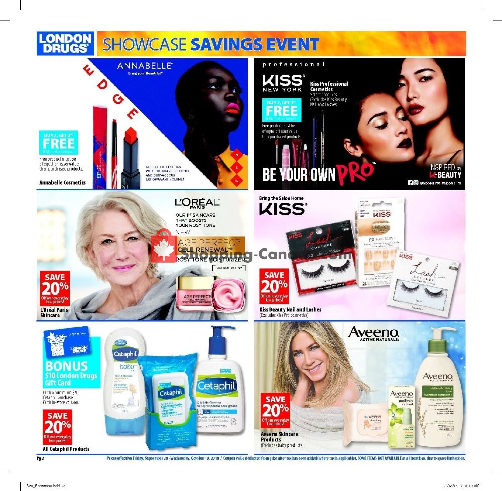 London Drugs flyer from Friday September 28, 2018 to Wednesday October 10, 2018 - page 2